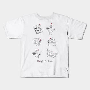 Moogle at Home - Final Fantasy Kids T-Shirt